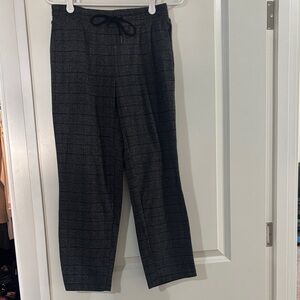 Dark Grey Checkered Pants